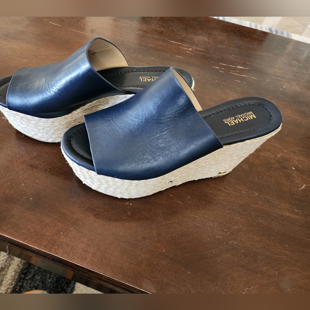 Michael Kors Navy Slide
